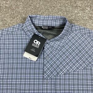 NEW Outdoor Research Shirt Mens XL Astroman Air Short Sleeve Stretch NWT Plaid